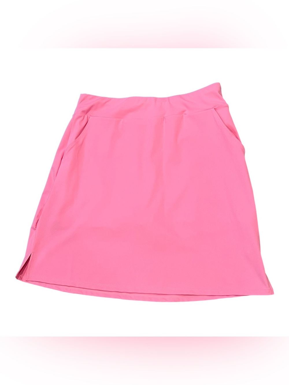 New Acegolfs Bubblegum Pink Golf Skort w/Pockets and Tee Holder UPF 50+